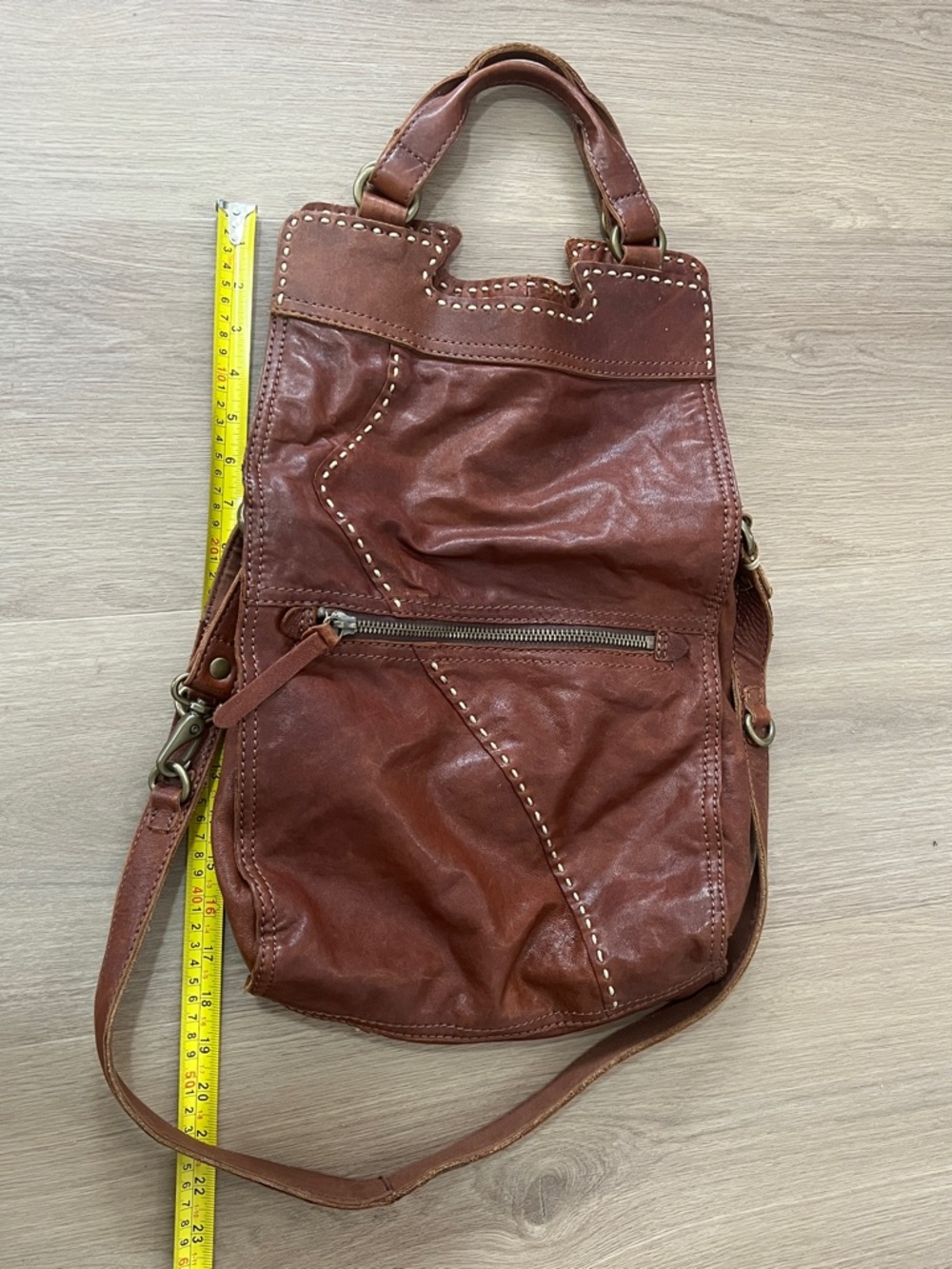Lucky Brand Brown Leather Crossbody Bag - Picture 5 of 10